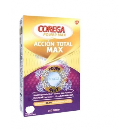 COREGA PACK POWER MAX ADEHESIVO SELLADO SIN SABOR 70G + 6 TABLETAS OXIGENO GRATIS