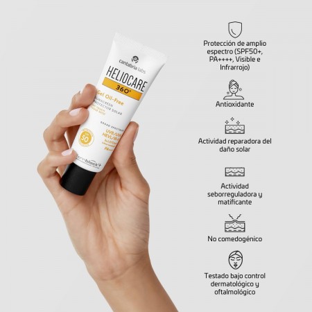 HELIOCARE 360º SPF 50+ FLUIDO GEL OIL FREE PROTECT 50 ML