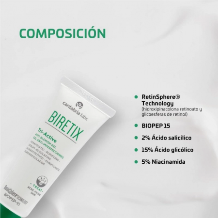 BIRETIX TRI-ACTIVE GEL ANTI-IMPERFECCIONES 50 ML