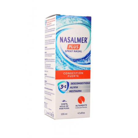 NASALMER PLUS AGUA DE MAR CONGESTION FUERTE SPRAY 135 ML