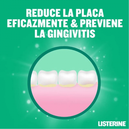 LISTERINE PROTECCION DIENTES Y ENCIAS SABOR MENTA +50% GRATIS ENJUAGUE BUCAL 750 ML