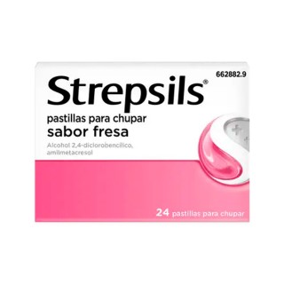 STREPSILS 24 PASTILLAS PARA CHUPAR FRESA