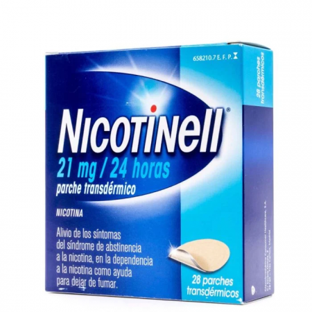 NICOTINELL 21 MG/24 H 28 PARCHES TRANSDERMICOS 52.5 MG