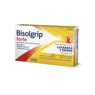 BISOLGRIP FORTE 10 SOBRES GRANULADO SOLUCION ORAL