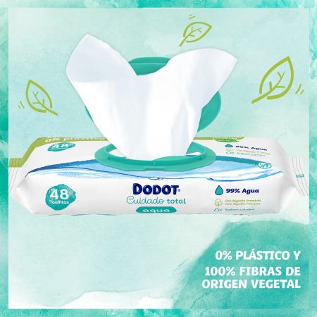DODOT AQUA PURE TOALLITAS HUMEDAS PARA BEBES 48 TOALLITAS