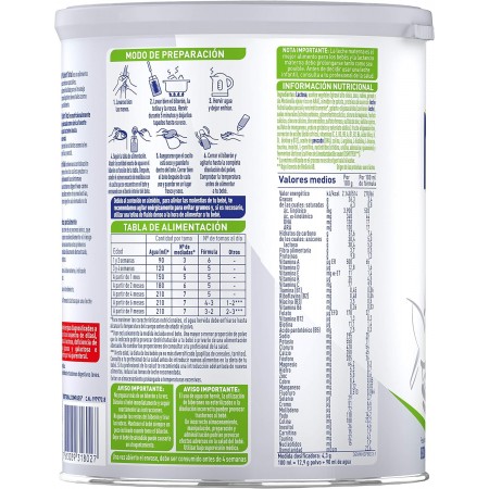 NAN EXPERT PRO CONFORT 1 TOTAL LECHE EN POLVO 800 GRAMOS