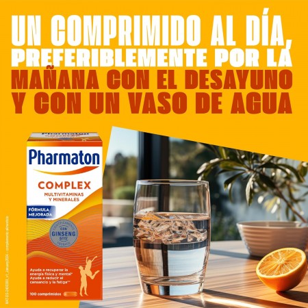 PHARMATON COMPLEX PACK PROMOCIONAL 2ªUD 50% 60+60 COMPRIMIDOS