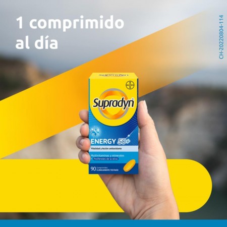 SUPRADYN ENERGY 50+ PACK AHORRO VITALIDAD Y ANTIOXIDANTES 90 COMPRIMIDOS + 30 GRATIS