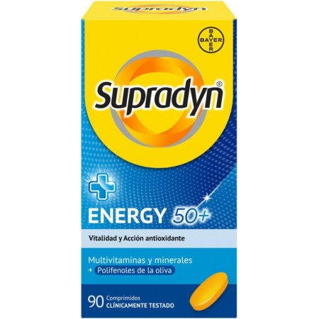 SUPRADYN ENERGY 50+ PACK AHORRO VITALIDAD Y ANTIOXIDANTES 90 COMPRIMIDOS + 30 GRATIS