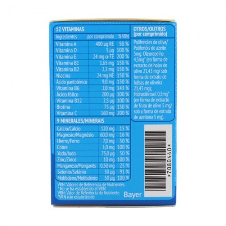 SUPRADYN ENERGY 50+ PACK AHORRO VITALIDAD Y ANTIOXIDANTES 90 COMPRIMIDOS + 30 GRATIS