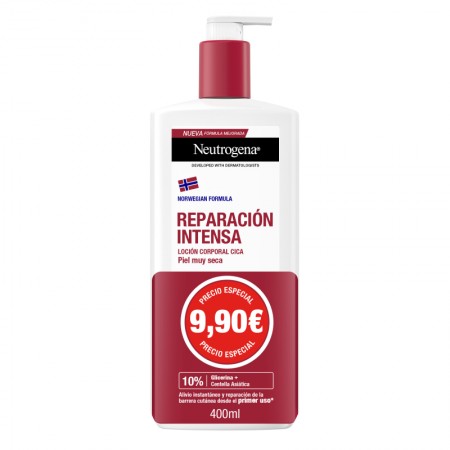 NEUTROGENA LOCION CORPORAL CICA REPARACION INTENSA PIEL MUY SECA Y RUGOSA 400 ML