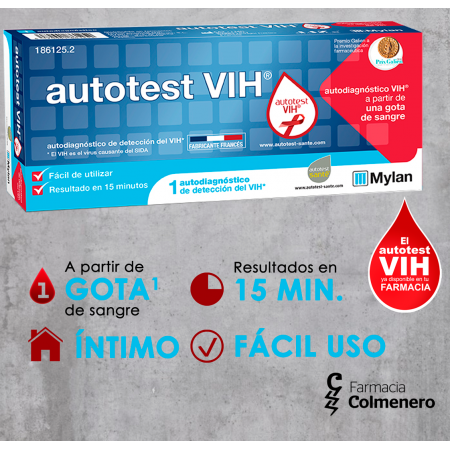 AUTOTEST DIAGNOSTICO DE VIH EN SANGRE 1 TEST