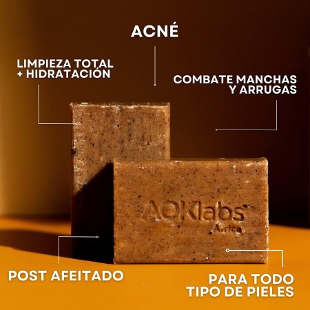 AOK LABS PACK DE RUTINA INICIATE: JABON DE ORO NEGRO 100G + MANTEKA KARITÉ ORO AFRICANO 50 ML