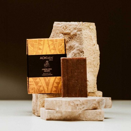 AOK LABS PACK DE RUTINA INICIATE: JABON DE ORO NEGRO 100G + MANTEKA KARITÉ ORO AFRICANO 50 ML