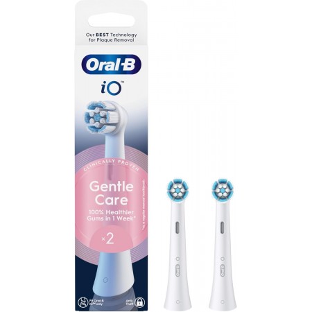 ORAL B RECAMBIOS CABEZAL IOS GENTLE CARE BLANCO 2 RECAMBIOS