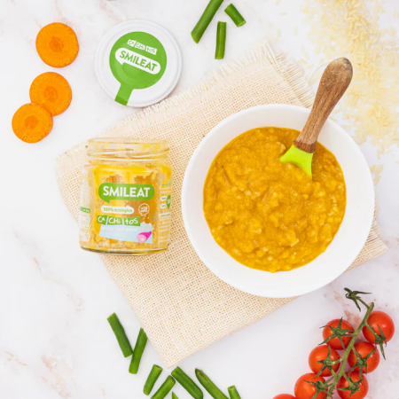 SMILEAT TARRITO CACHITOS DE ARROZ CON PAVO Y VERDURITAS 230 G