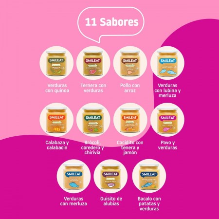 SMILEAT ECO TARRITO DE PAVO Y VERDURAS 230G