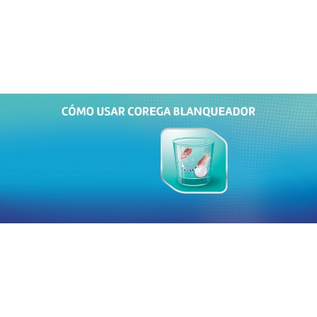 COREGA LIMPIEZA PROTESIS BLANQUEADOR 30 TABLETAS SABOR MENTA FRESCA