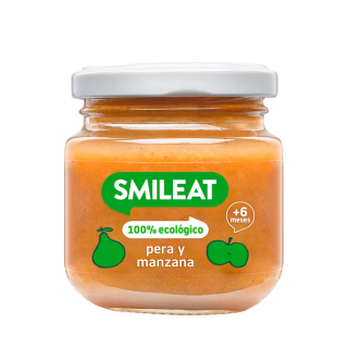 SMILEAT ECO TARRITO DE PERA Y MANZANA 130G