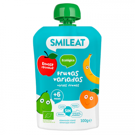 SMILEAT POUCH ECO SABOR FRUTAS VARIADAS 100G