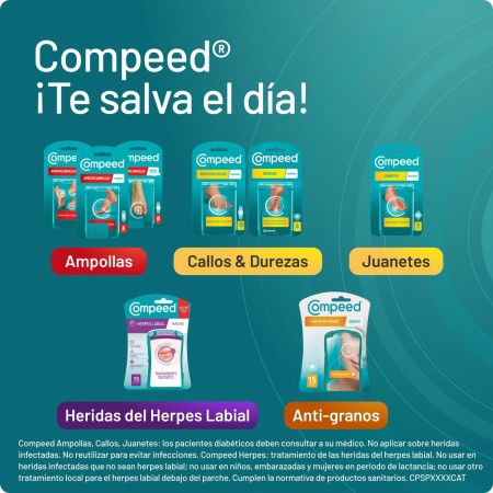COMPEED AMPOLLAS APOSITO HIDROCOLOIDE TALON T-MED 5 APOSITOS