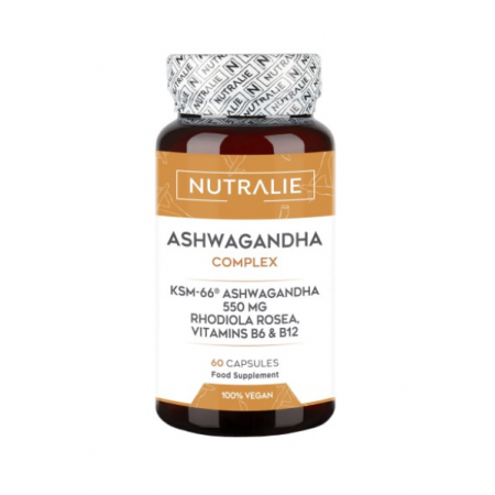 NUTRALIE ASHWAGANDHA COMPLEX CON RHODIOLA Y VITAMINA B6&B12 60 CAPSULAS