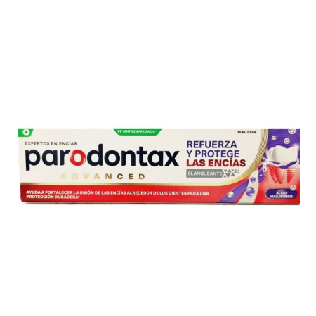 PARODONTAX ADVANCED REFUERZA Y PROTEGE LAS ENCIAS PASTA BLANQUEANTE 75 ML