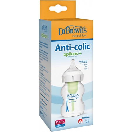 DR BROWN´S BIBERON NATURAL FLOW BOCA ANCHA 150 ML
