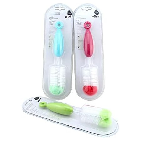 SUAVINEX CEPILLO LIMPIABIBERON DUO: CEPILLO LIMPIABIBERONES +  CEPILLO DE TETINAS