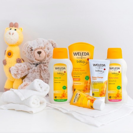 WELEDA BABY LECHE CORPORAL HIDRATANTE DE CALENDULA 200  ML