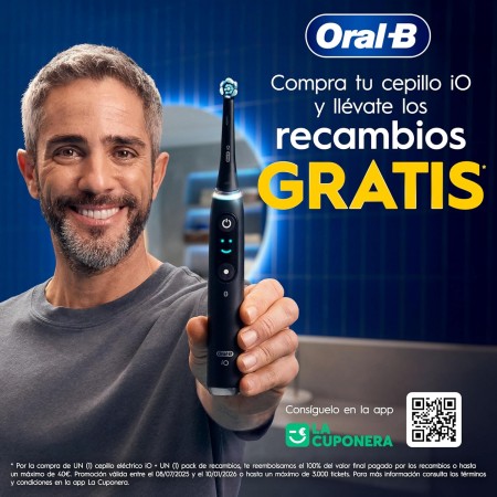 ORAL B RECAMBIOS IOS CABEZAL ULTIMATE CLEAN (AZUL) 4 RECAMBIOS BLANCOS