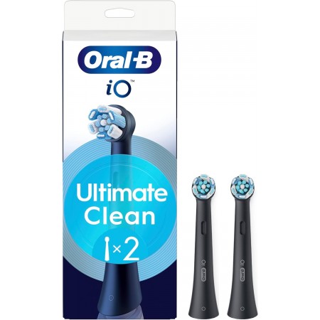 ORALB RECAMBIOS CABEZAL CEPILLO ELECTRICO IOS ULTIMATE CLEAN 2 RECAMBIOS COLOR NEGRO