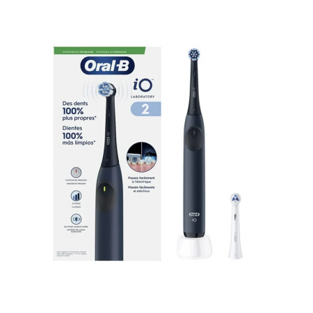 ORAL B CEPILLO DE DIENTES ELECTRICO IO2 COLOR AZUL OSCURO