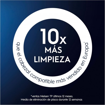 ORAL-B RECAMBIOS CABEZALES CROSS ACTION DE CEPILLO ELECTRICO 4 RECAMBIOS