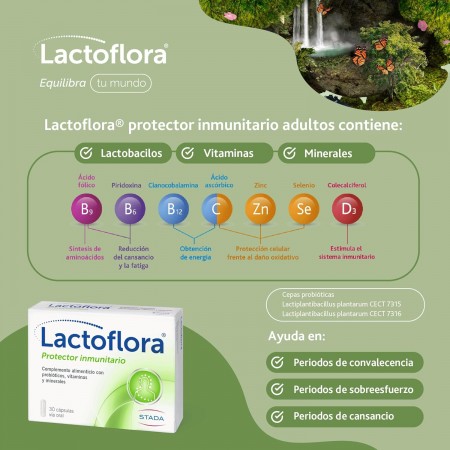 LACTOFLORA PROTECTOR INMUNITARIO 30 CAPSULAS