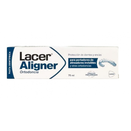 LACER ALIGNER ORTODONCIA PASTA DENTIFRICA SABOR MENTA 75 ML