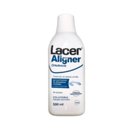 LACER ALIGNER ORTODONCIA COLUTORIO 500 ML SABOR MENTA