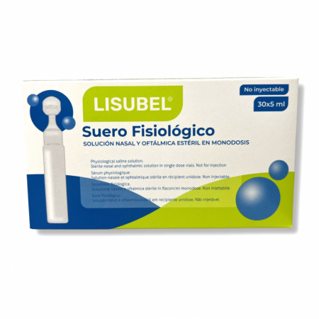 SUERO FISIOLOGICO MONODOSIS LISUBEL MONODOSIS 5 ML 30 U