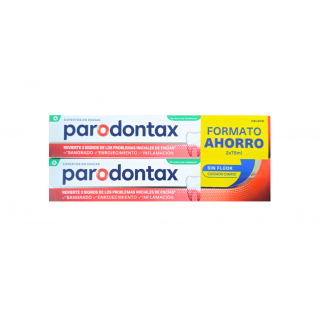 PARODONTAX SIN FLUOR DUPLO PASTA DENTIFRICA 2 X 75 ML
