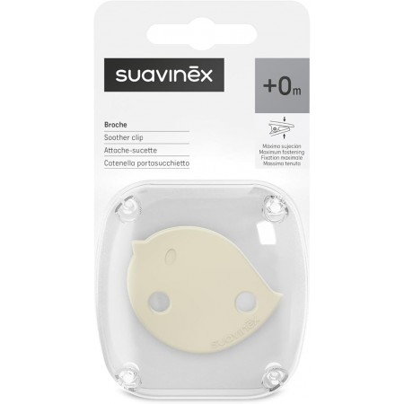SUAVINEX BROCHE DE PINZA CON CADENA DECORADO +0 MESES