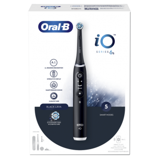 ORAL B CEPILLO DENTAL ELECTRICO IO6 COLOR NEGRO + ESTUCHE  Y RECAMBIOS CABEZAL