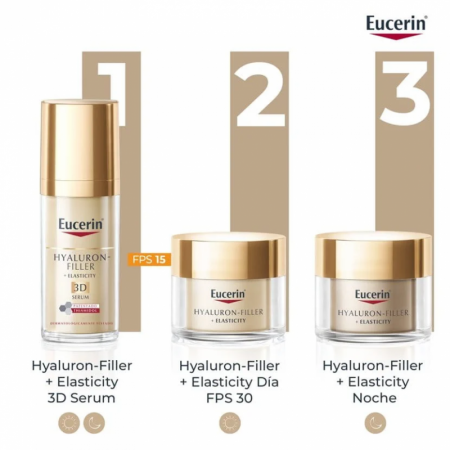 EUCERIN PACK HYALURON FILLER+ELASTICITY CREMA DE DIA FPS30 50 ML + RECARGA CREMA DE DIA FPS30 50 ML