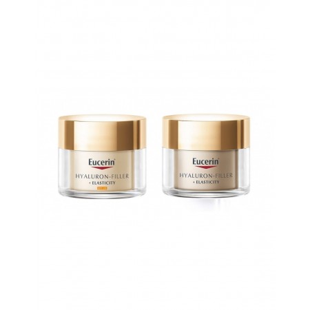 EUCERIN PACK HYALURON FILLER ELASTICITY CREMA DIA FPS30 50ML +  HYALURON FILLER CREMA NOCHE 50ML