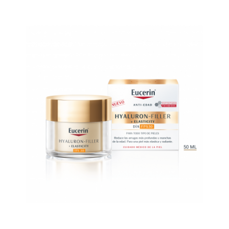 EUCERIN PACK HYALURON FILLER ELASTICITY CREMA DIA FPS30 50ML +  HYALURON FILLER CREMA NOCHE 50ML