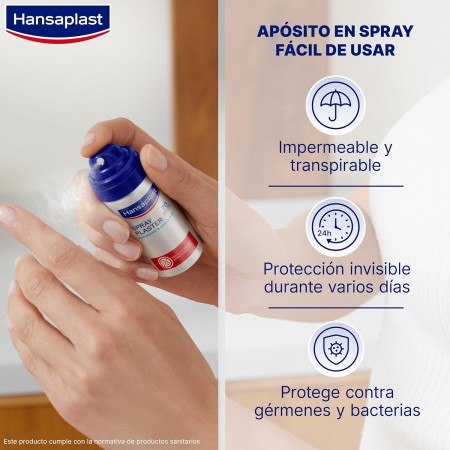HANSAPLAST MED SECOND SKIN APOSITO EN SPRAY 40 APLICACIONES