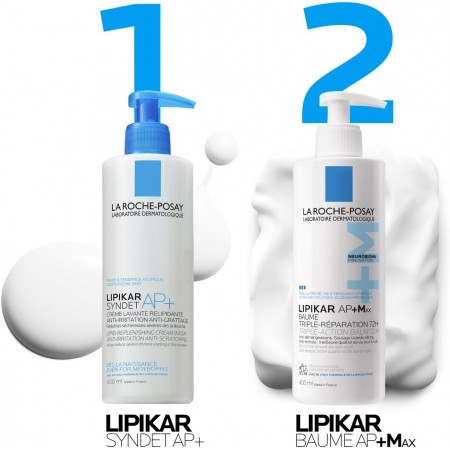 LIPIKAR BAUME AP+MAX BALSAMO CORPORAL REPARADOR TRIPLE ACCION 400 ML