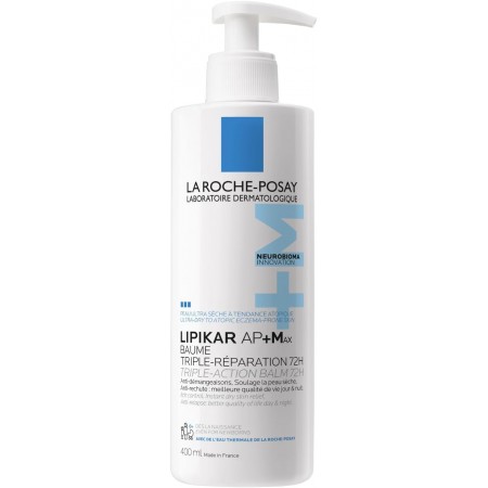 LA ROCHE POSAY LIPIKAR BAUME AP+MAX BALSAMO CORPORAL REPARADOR TRIPLE ACCION 400 ML