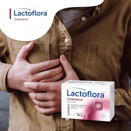 LACTOFLORA COLESTEROL 30 SOBRES SABOR VAINILLA