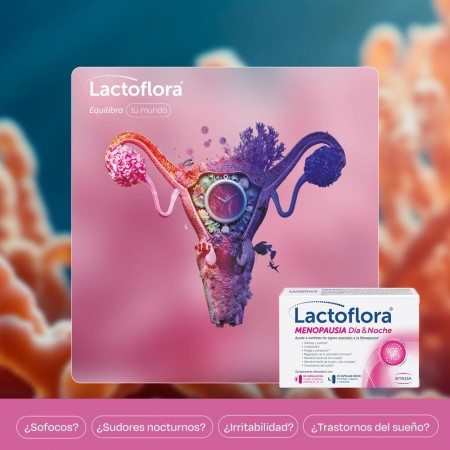 LACTOFLORA MENOPAUSIA DIA & NOCHE 30 CAPSULAS DIA + 30 CAPSULAS NOCHE