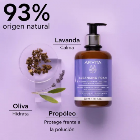 APIVITA CREMA ESPUMA LIMPIADORA ROSTRO-OJOS 300 ML
